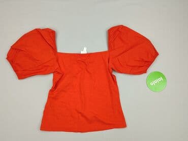 bluzka z bufiastymi rekawami: H&M, Top damski, rozmiar S — 3