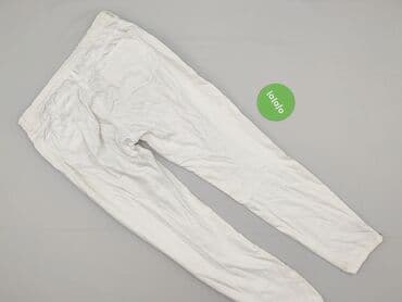 biale spodnie sinsay: Spodnie materiałowe damskie, rozmiar L — 4