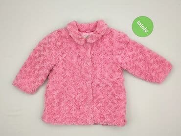 srebrna sukienka dla dziewczynki: Children's fur coat George, 2-3 years, Synthetic fabric, condition - Very good — 2