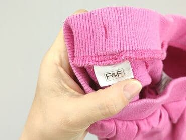 pluszowa kurtka z kapturem: Sweatpants, F&F, 3-6 months, condition - Good — 4