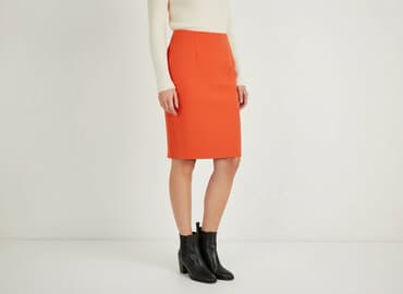 pomarańczowa spódnice ołówkowe: Spódnica damska, rozmiar S — 7