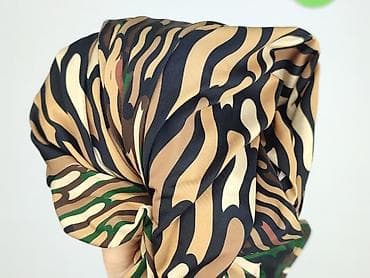 tanio spodnie: Damskie spodnie z szeroką gumą w pasie, w efektowny, falujący wzór w — 4