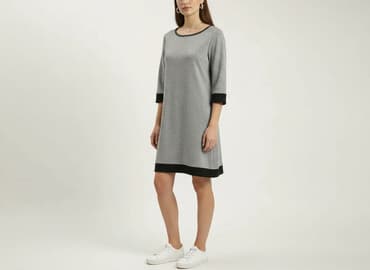 kurtka zimowa w pepitkę: Sukienka damska, rozmiar S — 1