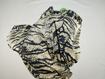 spodnie w krowie łaty: Material trousers for women, size S — 5