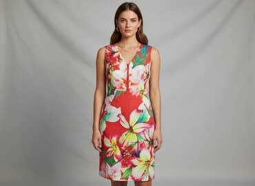 piękne czerwone sukienki na wesele: Star by Julien Macdonald, Sukienka damska, rozmiar L — 6