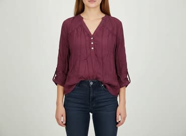 biala bluzka z dlugim rekawem: Bluzka damska, rozmiar S — 6