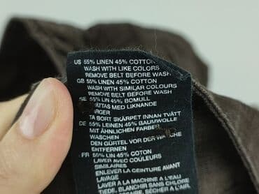 lenar jeans: H&M, Spodnie materiałowe damskie, rozmiar M — 5