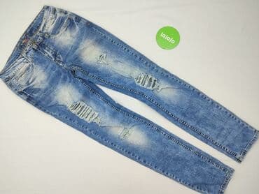 dżinsy z przetarciami: Jeansy damskie, rozmiar S — 2