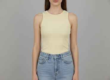 reserved żółta spódnice: House, Top damski, rozmiar XS — 6