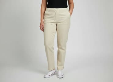 spodnie na wesele dla 60 latki: Spodnie materiałowe damskie, rozmiar XL — 1