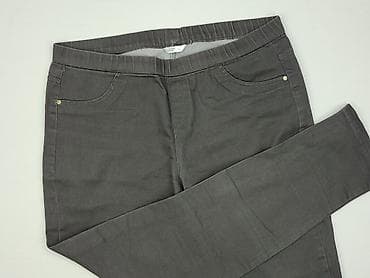 washed jeans: Damskie spodnie Pepco – rozmiar 42 - Krój: slim/zwężane nogawki - — 1