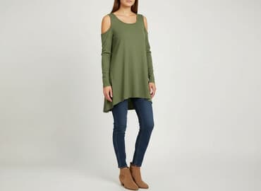 zalando tuniki dla puszystych: Boohoo, Tunika damska, rozmiar M — 7