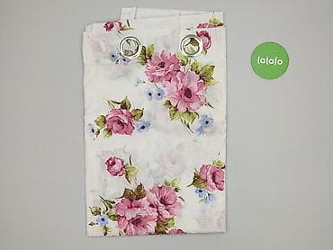 kwiatki: Zasłona na przelotkach – kwiatowy wzór - Typ: zasłona pojedyncza - — 2