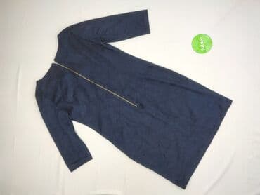 sukienka marynarka niebieska: Sukienka damska, rozmiar L — 4