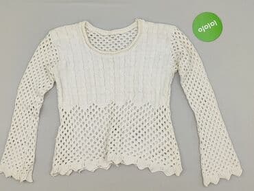 ażurowy sweter na szydełku: Sweter damski, rozmiar S — 3