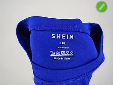 zielone: Shein, T-shirt damski, rozmiar 2XL — 4