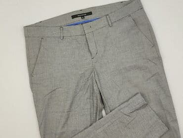 koszulka w paski reserved: Reserved, Spodnie materiałowe damskie, XL — 1