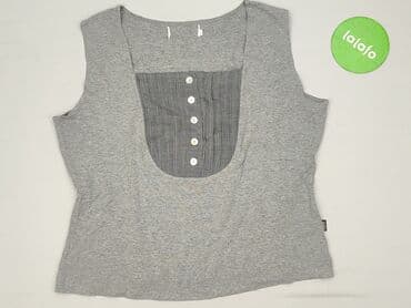 koszulka z guzikami h m: Top damski, rozmiar L — 2