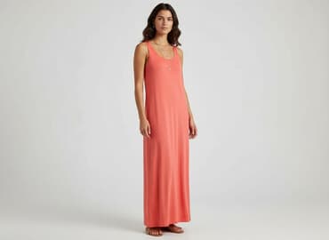 czerwona sukienki maxi: Sukienka damska, rozmiar L — 1