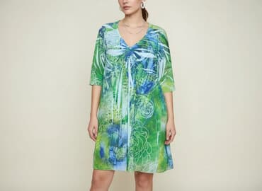 zielona sukienki midi: Sukienka damska, rozmiar S — 1