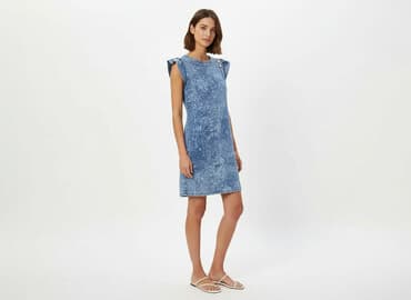 sukienki dżinsowe tanie: Sukienka damska, rozmiar S — 5