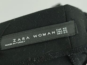 zara spodnie czarne z wysokim stanem: Zara, Szorty damskie, rozmiar XS — 4