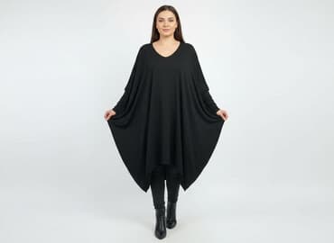 czarne luźne sukienki: Extra Me, Sukienka damska, rozmiar M — 7