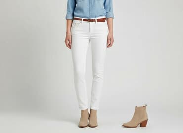 trampki biale tommy hilfiger: Hilfiger Denim, Jeansy damskie, rozmiar L — 1