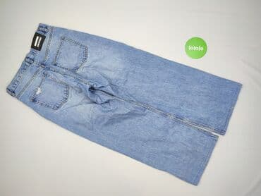 spodnie jeansy szerokie nogawki: Jeansy damskie, rozmiar S — 3