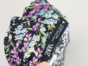 zara sukienka w kwiaty z bufiastymi rękawami: Zara, Women`s dress, size M — 6
