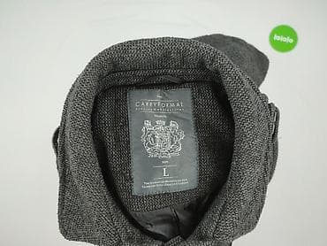 kurtka peruna: Męski płaszcz/kurta CarryFormal, rozmiar L - Kolor: grafitowy melanż — 4