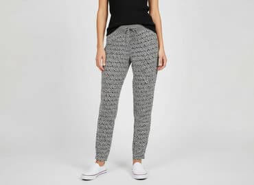 spodnie piżamowe pepco: Spodnie materiałowe damskie, rozmiar L — 6