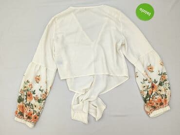 beżowe buty na koturnie ccc: Shein, Bluzka damska, M — 3