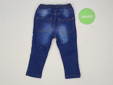 massimo bluzki: Spodnie jeansowe, So cute, 9-12 miesięcy, stan - Idealny — 3