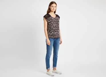 reserved sweter w kwiaty: KappAhl, Bluzka damska, S — 7