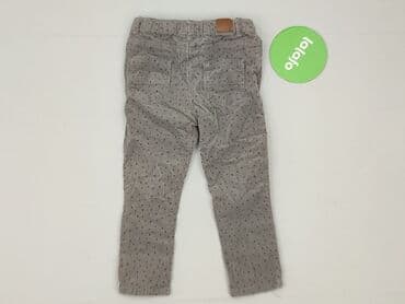 czarne wzorzyste rajstopy: Material trousers, Zara, 2-3 years, 98, condition - Perfect — 3
