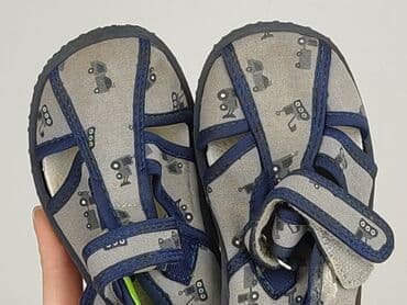 burgundowe sandały: Sandałki 25, Używany — 6