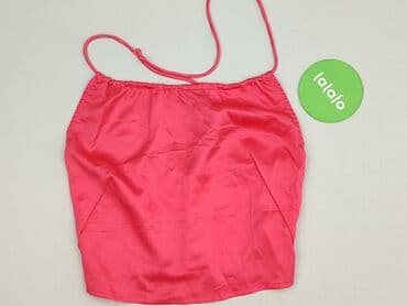 top z piórami czarny: Sinsay, Top damski, S — 2