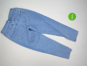 biale mom jeans: Jeansy damskie, rozmiar L — 3