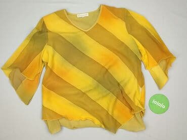 bluzka żółta w czarne paski: Bluzka damska, rozmiar M — 2