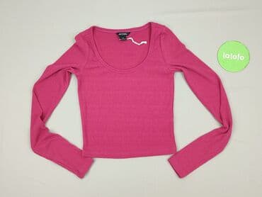bluzka fuksja plus size: Monki, T-shirt damski, rozmiar XS — 2