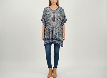 bluzki w stylu boho: Tunika damska, rozmiar S — 1