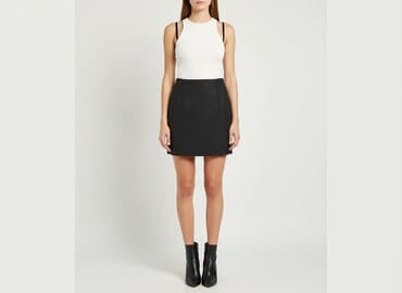 czarne woskowana spódnice: Vila, Spódnica damska, rozmiar S — 7