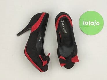 ccc srebrne sandały na obcasie: Półbuty damskie, rozmiar 37 — 3