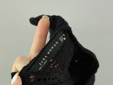 czarna bluzka koronkowa zara: Zara, Bluzka damska, rozmiar L — 4