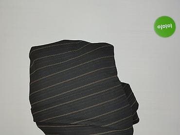 mode m: Męskie spodnie garniturowe w prążek - Klasyczny fason z kantem — 5