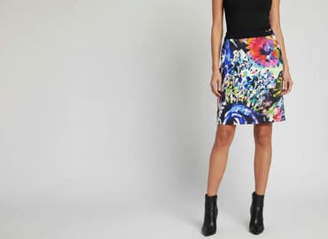 deichmann srebrne buty: Danhen, Spódnica damska, rozmiar S — 6