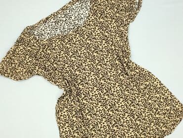 jeansy damskie podarte: Leopard, T-shirt damski, rozmiar M — 1