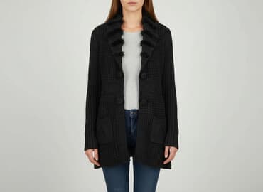 kurtki zimowe damskie c a: Kardigan damski, rozmiar S — 5