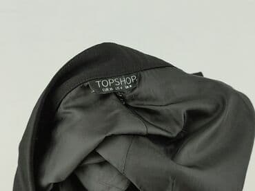 krótkie spodenki z wysokim stanem czarne: Topshop, Szorty damskie, rozmiar S — 4